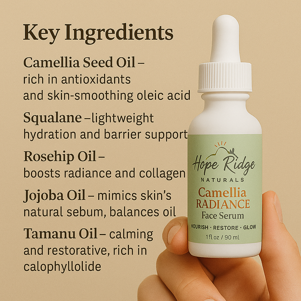 Camellia Radiance Face Serum - Ultra-Renewal Facial Oil