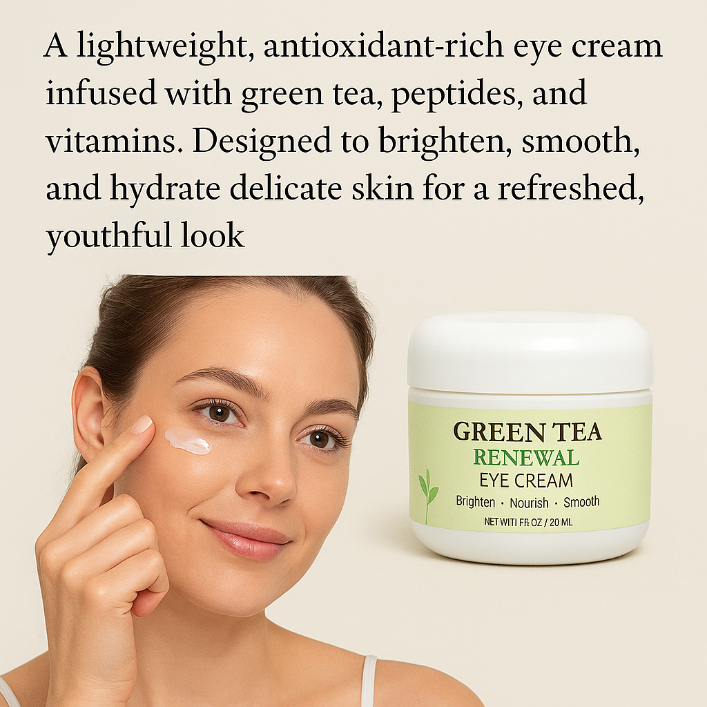Green Tea Renewal Eye Cream | Antioxidant Hydrating Treatment