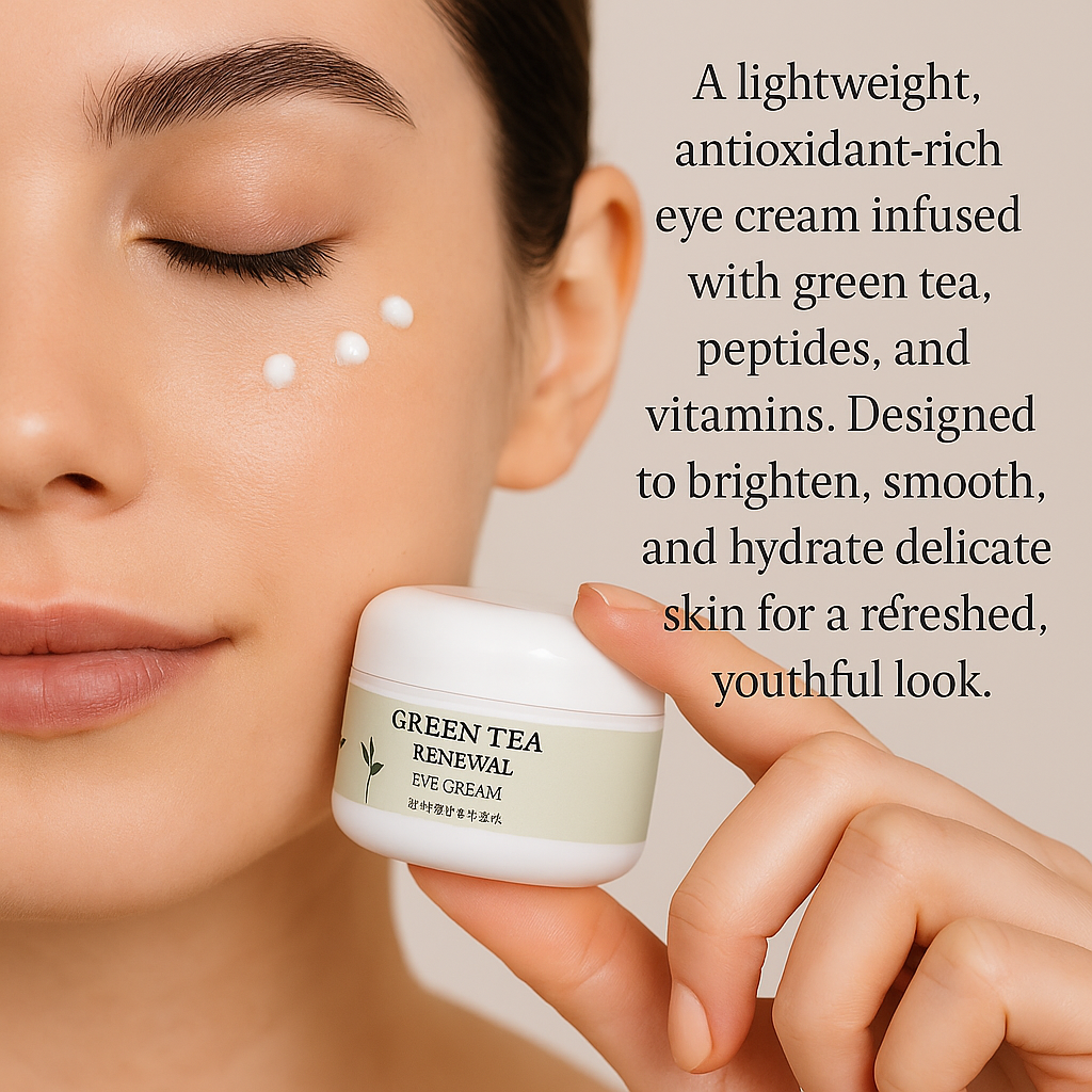 Green Tea Renewal Eye Cream | Antioxidant Hydrating Treatment