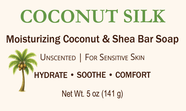 Coconut Silk – Moisturizing Coconut & Shea Bar Soap