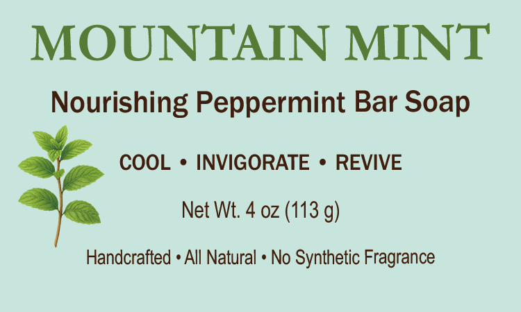 Mountain Mint – Nourishing Peppermint Bar Soap