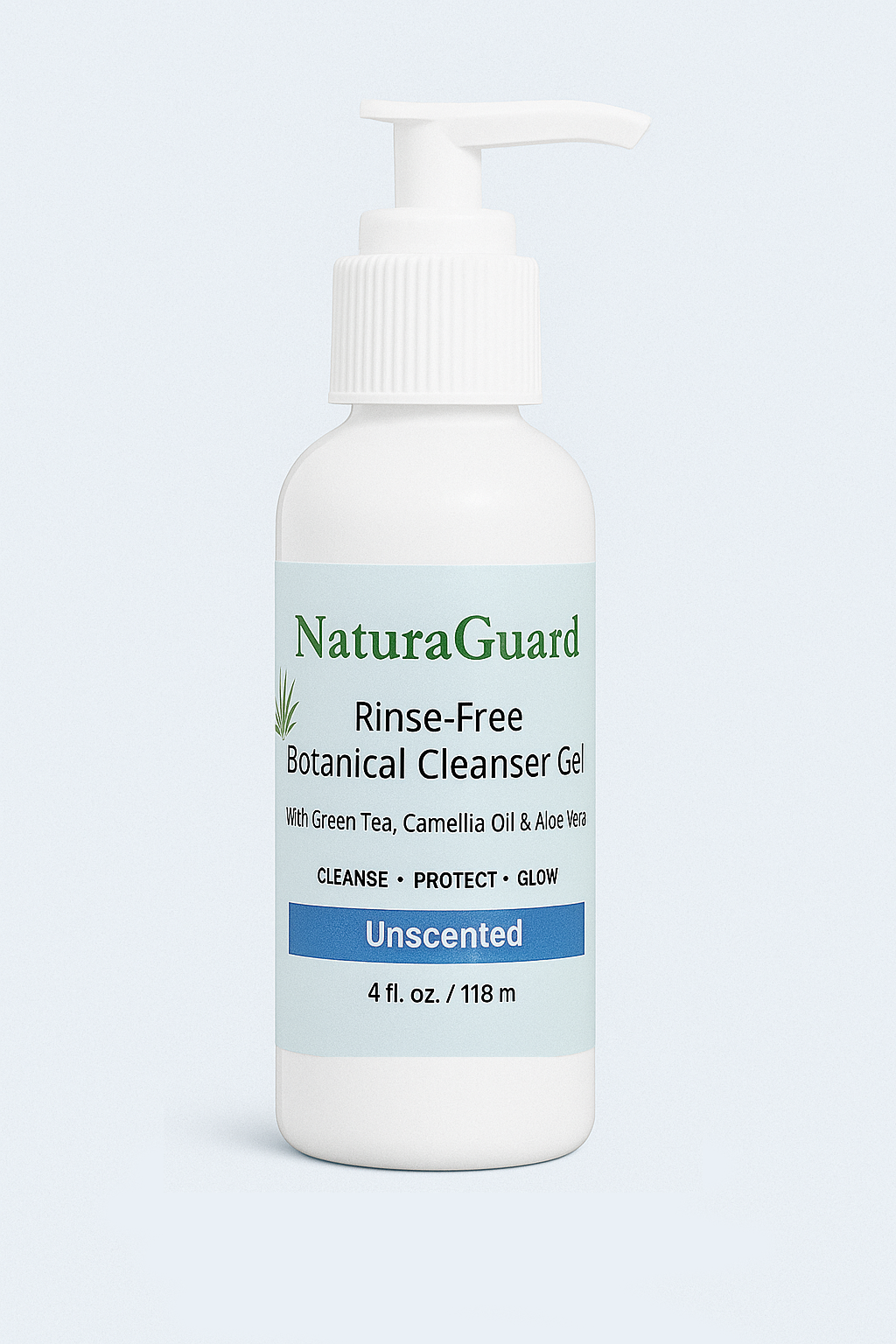 NaturaGuard Rinse-Free Botanical Cleanser Gel