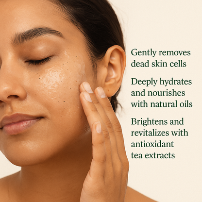 Camellia Radiance Scrub - Green Tea/White Tea Antioxidant Scrub