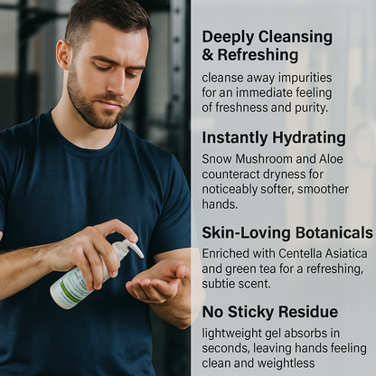 NaturaGuard Rinse-Free Botanical Cleanser Gel
