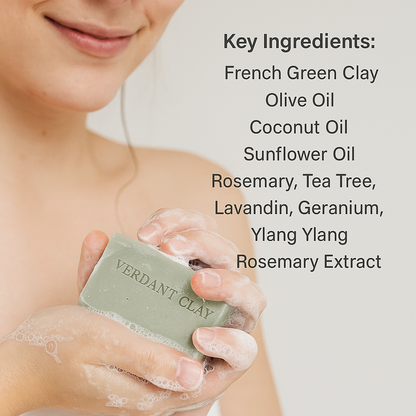 Verdant Clay – French Green Clay & Olive Oil Bar Soap