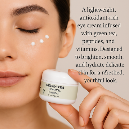 Green Tea Renewal Eye Cream | Antioxidant Hydrating Treatment