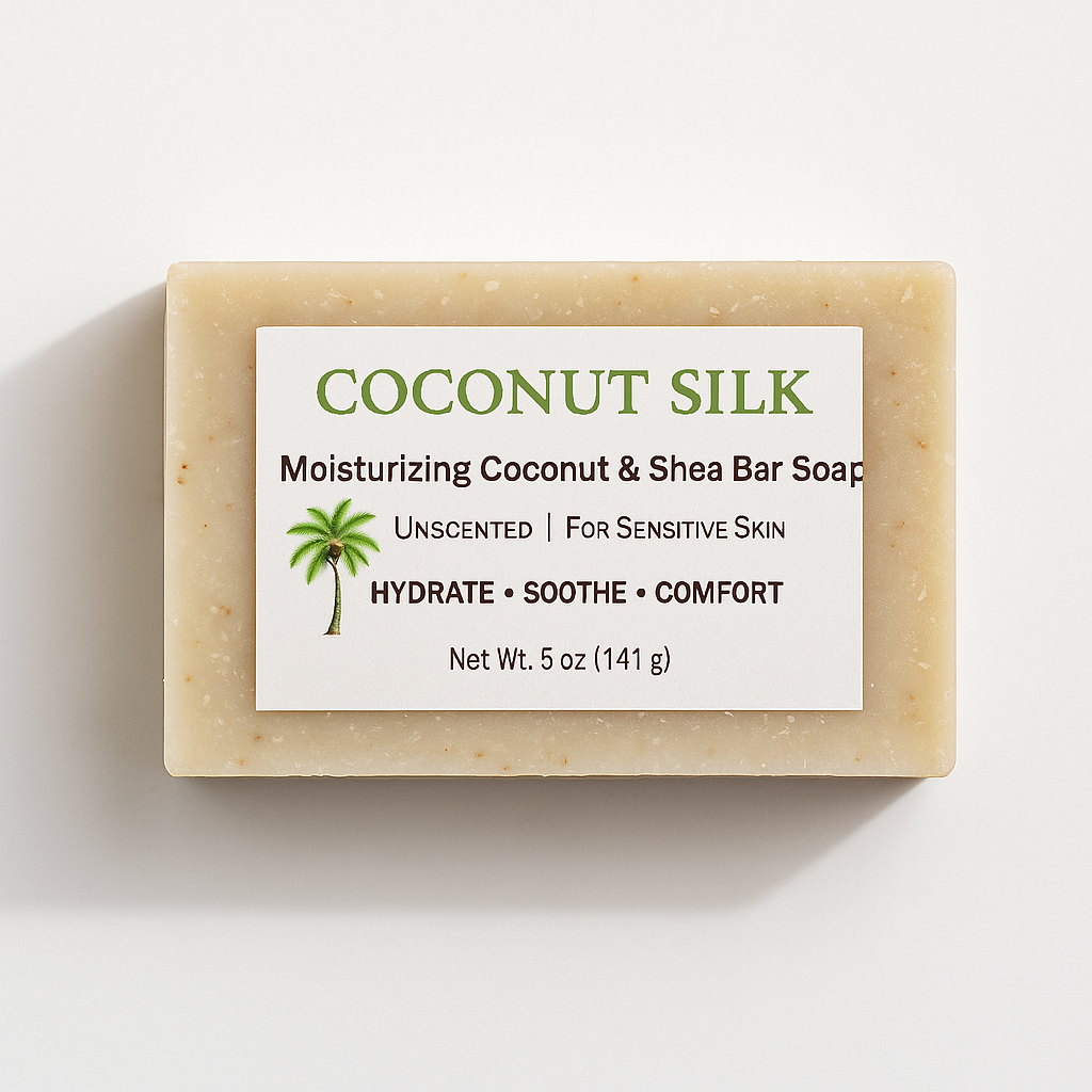 Coconut Silk – Moisturizing Coconut & Shea Bar Soap
