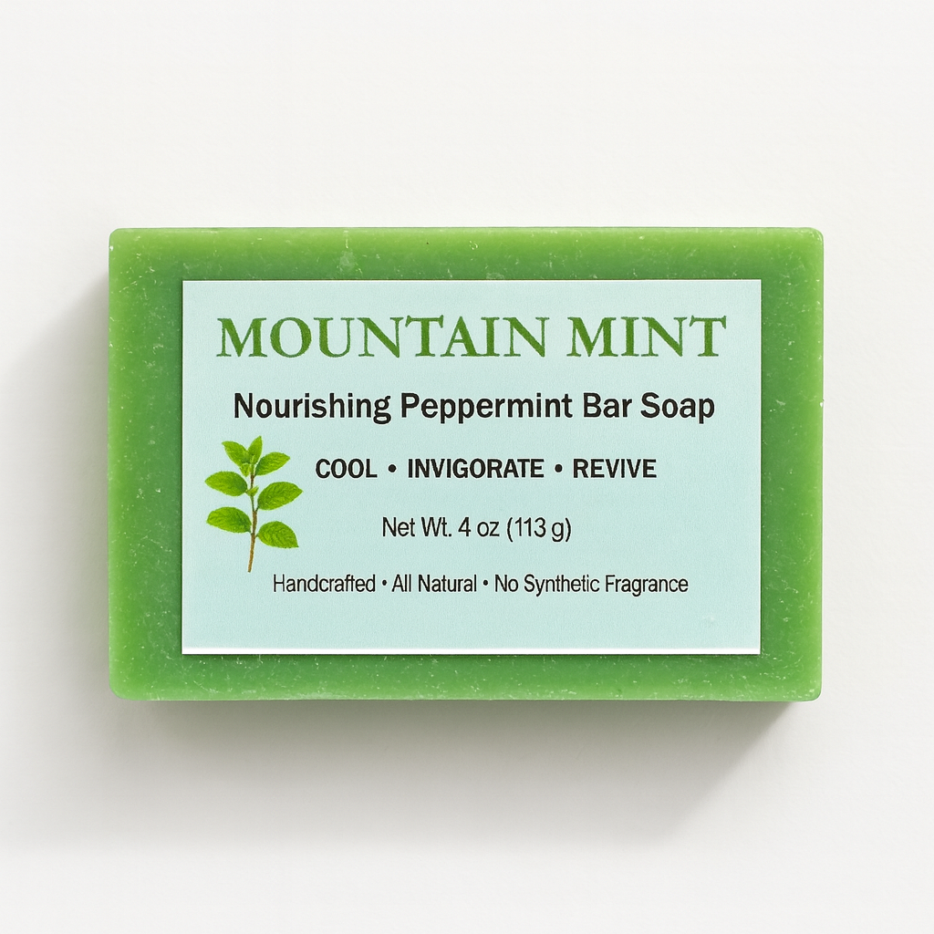 Mountain Mint – Nourishing Peppermint Bar Soap