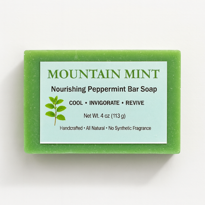 Mountain Mint – Nourishing Peppermint Bar Soap