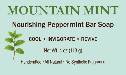 Mountain Mint – Nourishing Peppermint Bar Soap
