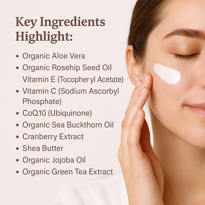 Rose Tea Renewal Moisturizer | Antioxidant Daily Face Cream