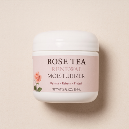 Rose Tea Renewal Moisturizer | Antioxidant Daily Face Cream